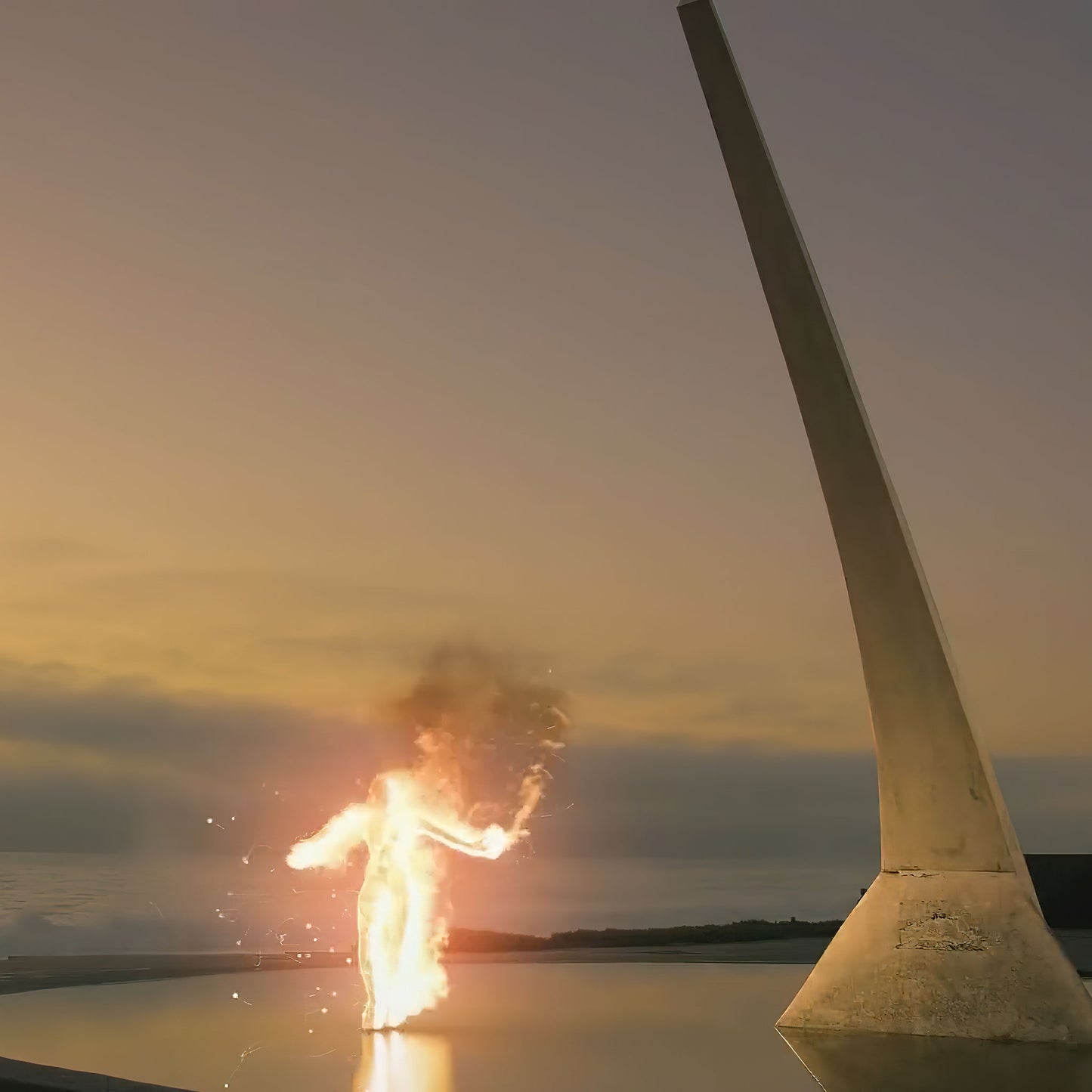 Video de música videoclip esteban bustos dirty heads visions music video 3d animation vfx x-particles simulation fire ballet dance videoclip