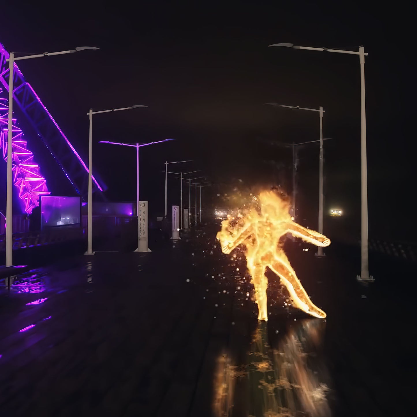Video de música videoclip esteban bustos dirty heads visions music video 3d animation vfx x-particles simulation fire ballet dance videoclip